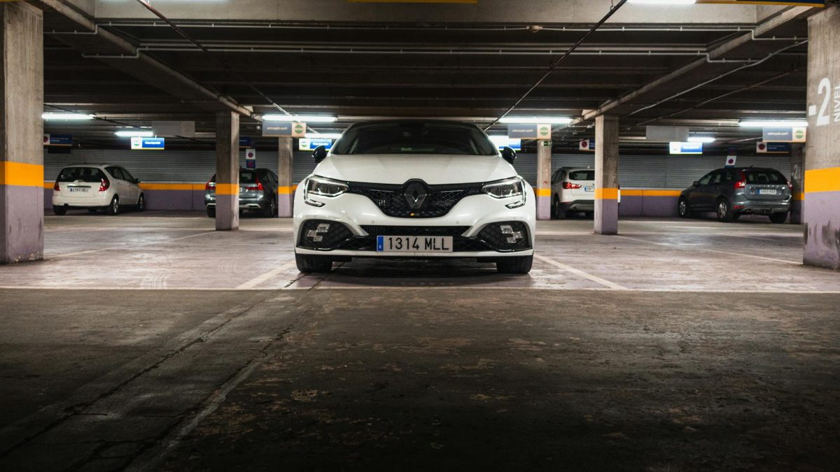 renault megane rs at parking lot